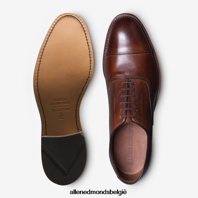 Heren Allen Edmonds park avenue oxford geklede schoen met cap toe donkere chili HDSF451
