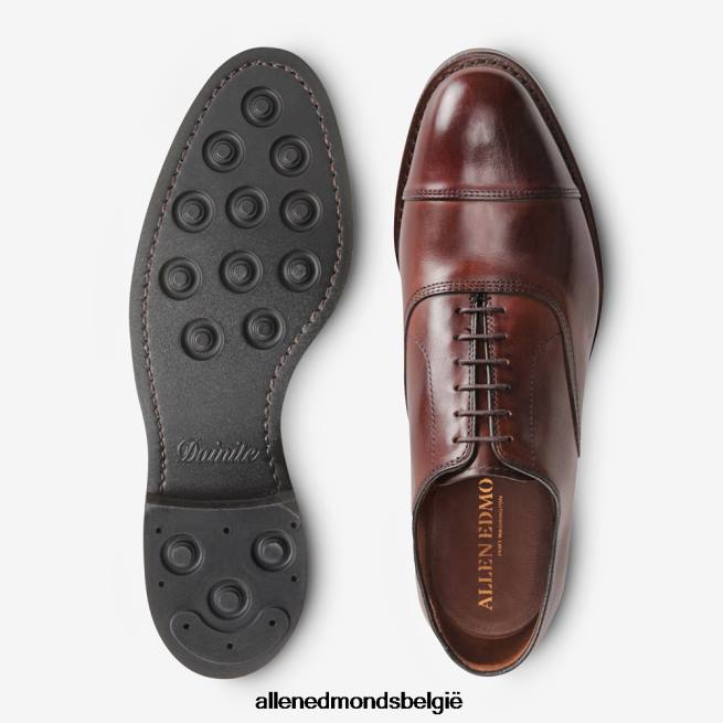 Heren Allen Edmonds park avenue oxford geklede schoen met cap toe en dainite zool donkere chili HDSF4512