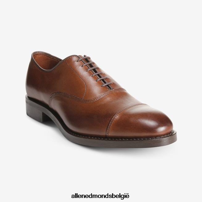 Heren Allen Edmonds park avenue oxford geklede schoen met cap toe en dainite zool koffie bruin HDSF45236