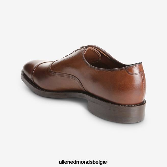 Heren Allen Edmonds park avenue oxford geklede schoen met cap toe en dainite zool koffie bruin HDSF45236
