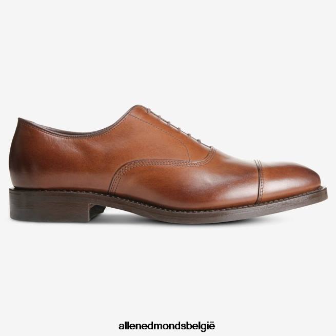 Heren Allen Edmonds park avenue oxford geklede schoen met cap toe en dainite zool koffie bruin HDSF45236