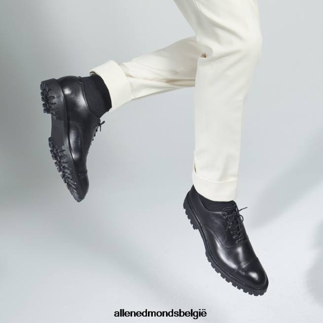 Heren Allen Edmonds park avenue oxford geklede schoen met cap toe en profielzool chili leer HDSF455