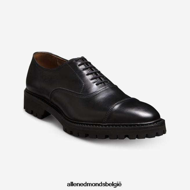 Heren Allen Edmonds park avenue oxford geklede schoen met cap toe en profielzool zwart HDSF45137