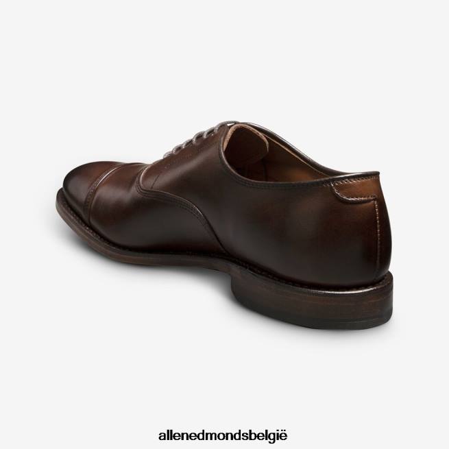 Heren Allen Edmonds park avenue oxford geklede schoen met cap toe mahonie HDSF4544