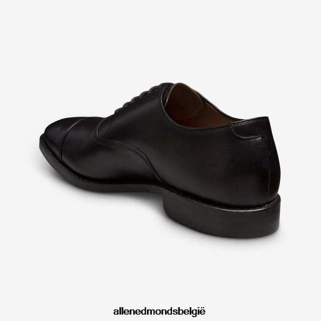 Heren Allen Edmonds park avenue oxford geklede schoen met cap toe zwart HDSF4539