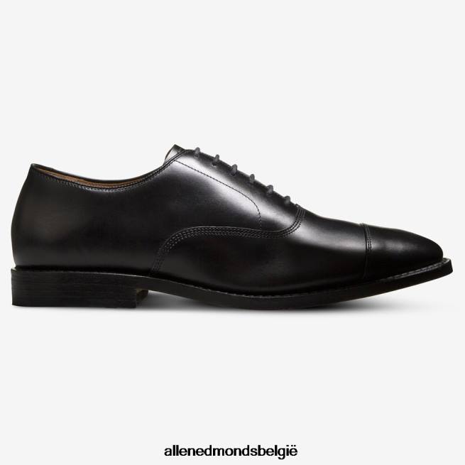 Heren Allen Edmonds park avenue oxford geklede schoen met cap toe zwart HDSF4539