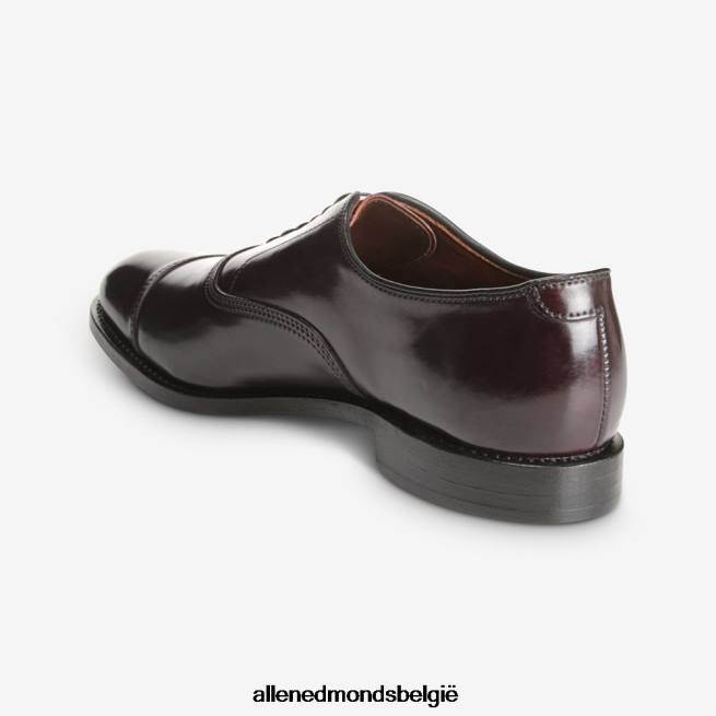 Heren Allen Edmonds park avenue shell cordovan cap-toe oxford geklede schoen bordeaux cordovan HDSF45277