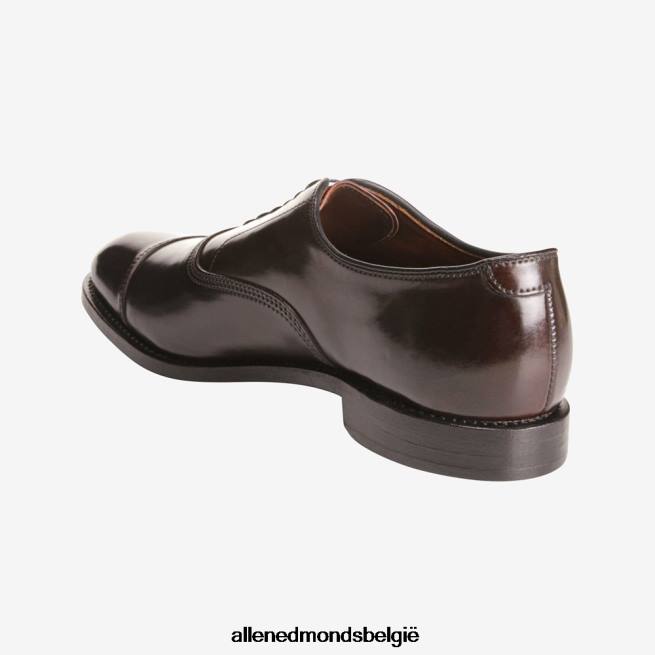 Heren Allen Edmonds park avenue shell cordovan cap-toe oxford geklede schoen bruine cordovan HDSF45276