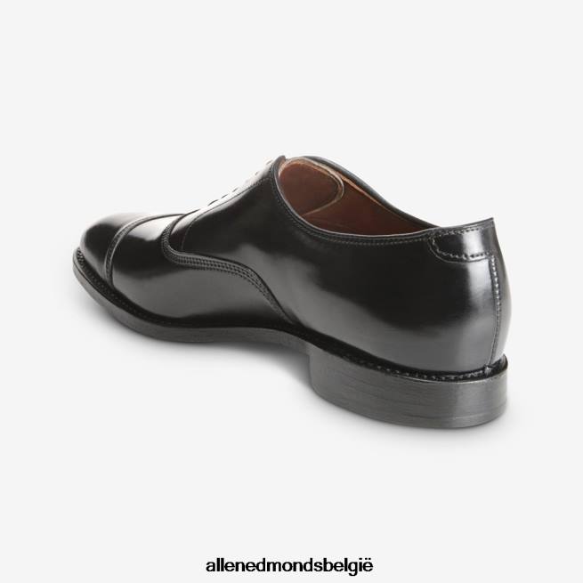Heren Allen Edmonds park avenue shell cordovan cap-toe oxford geklede schoen zwarte cordovan HDSF4524