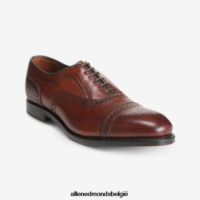 Heren Allen Edmonds strand cap-toe oxford geklede schoen donkere chili HDSF45272