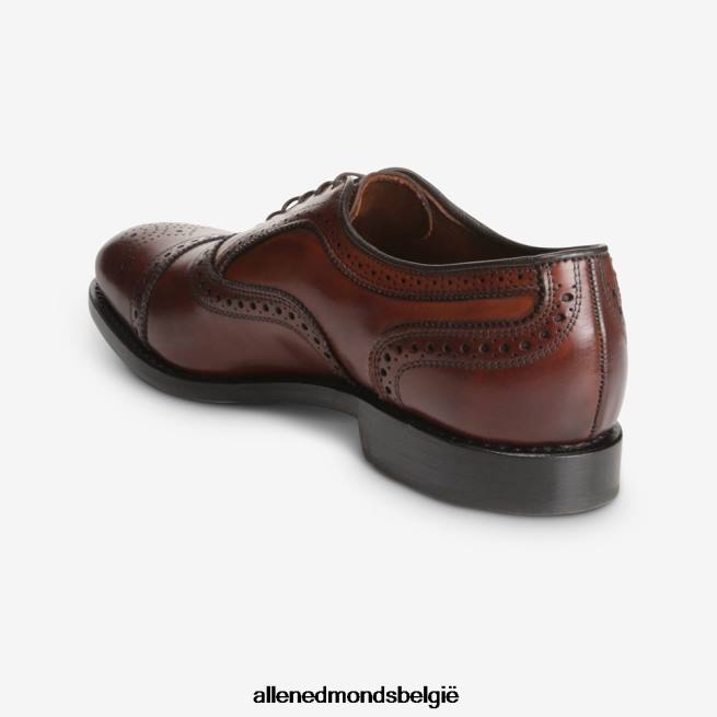 Heren Allen Edmonds strand cap-toe oxford geklede schoen donkere chili HDSF45272