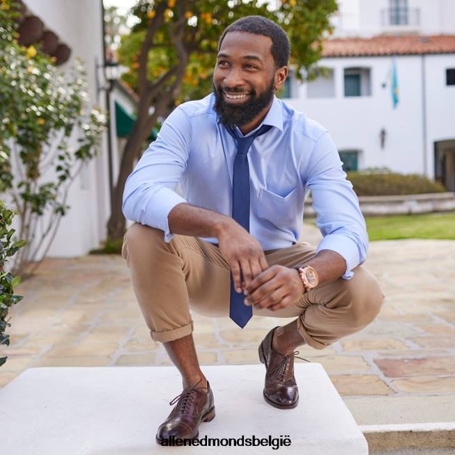 Heren Allen Edmonds strand cap-toe oxford geklede schoen mahonie HDSF4523