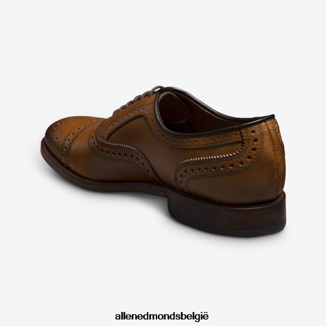 Heren Allen Edmonds strand cap-toe oxford geklede schoen walnoot bruin HDSF45273