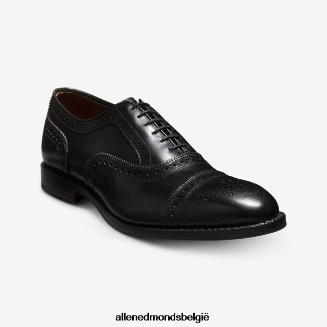 Heren Allen Edmonds strand cap-toe oxford geklede schoen zwart HDSF45274