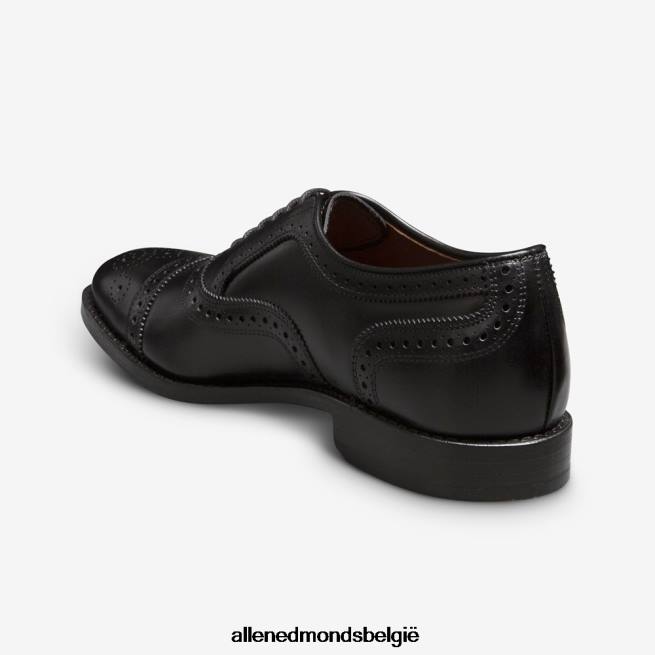 Heren Allen Edmonds strand cap-toe oxford geklede schoen zwart HDSF45274