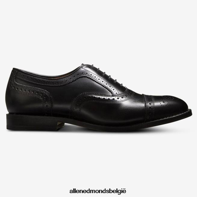 Heren Allen Edmonds strand cap-toe oxford geklede schoen zwart HDSF45274