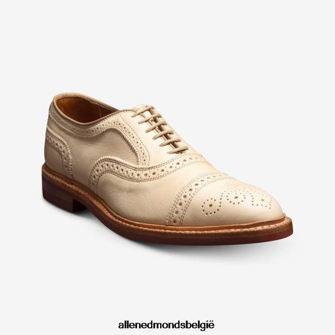 Heren Allen Edmonds strandmok cap-toe oxford met dainite rubberen zool bot plantaardig gelooid leer HDSF4514