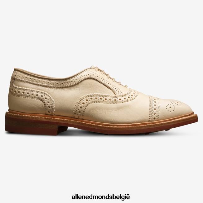 Heren Allen Edmonds strandmok cap-toe oxford met dainite rubberen zool bot plantaardig gelooid leer HDSF4514
