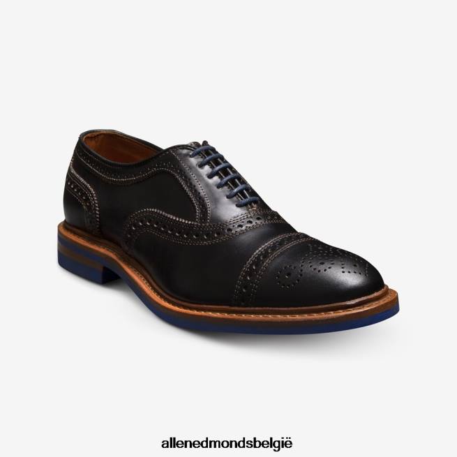 Heren Allen Edmonds strandmok cap-toe oxford met dainite rubberen zool zwart HDSF45226