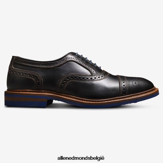 Heren Allen Edmonds strandmok cap-toe oxford met dainite rubberen zool zwart HDSF45226