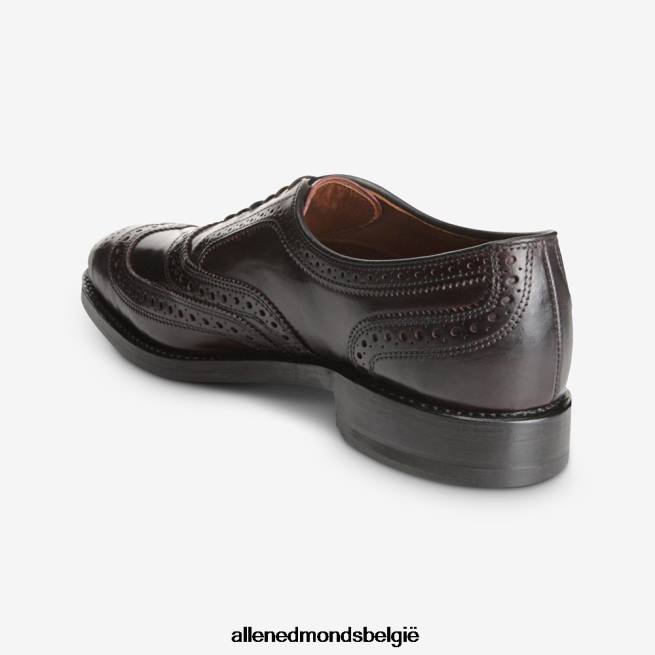Heren Allen Edmonds cambridge shell cordovan vleugeltip geklede schoen bordeaux HDSF4549