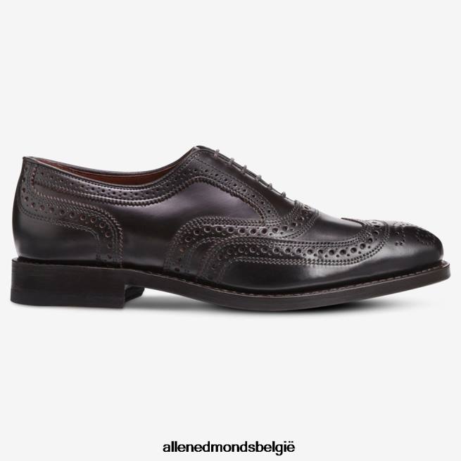 Heren Allen Edmonds cambridge shell cordovan vleugeltip geklede schoen bruin HDSF45325