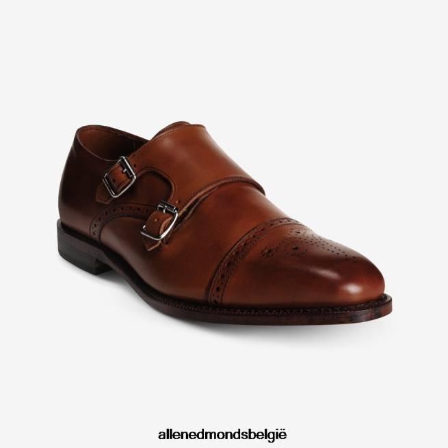 Heren Allen Edmonds st. John's geklede schoen met dubbele monniksband donkere chili HDSF45358