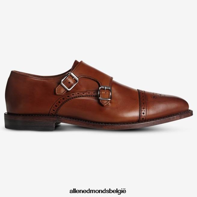 Heren Allen Edmonds st. John\'s geklede schoen met dubbele monniksband donkere chili HDSF45358