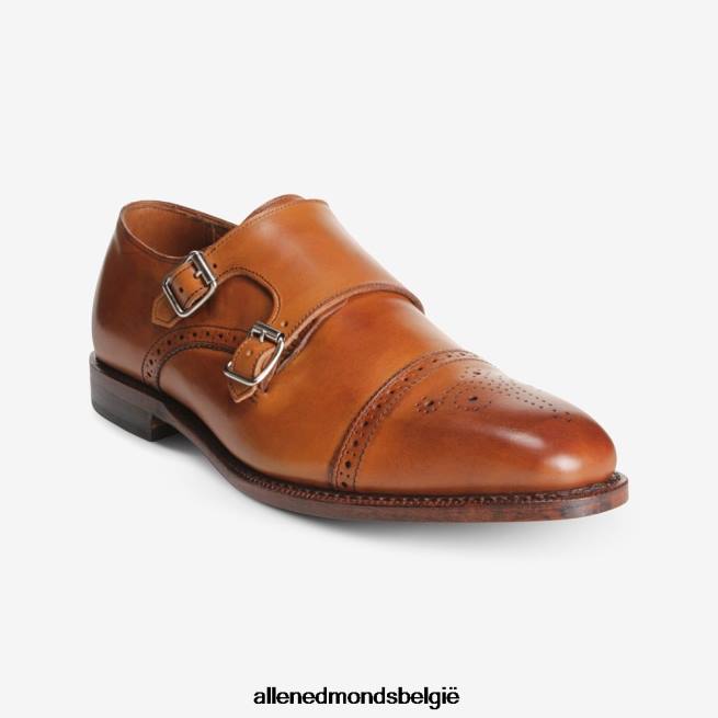 Heren Allen Edmonds st. John's geklede schoen met dubbele monniksband walnoot bruin HDSF4560
