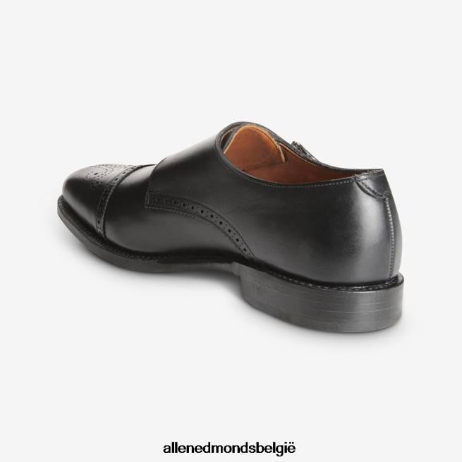 Heren Allen Edmonds st. John\'s geklede schoen met dubbele monniksband zwart HDSF45357