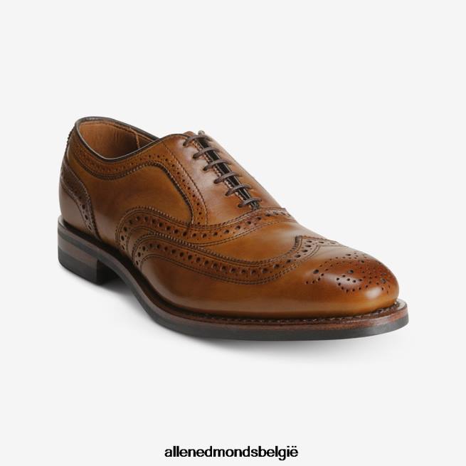 Heren Allen Edmonds mcallister wingtip oxford geklede schoen met dainite zool walnoot bruin HDSF45355