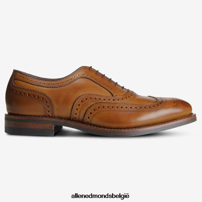 Heren Allen Edmonds mcallister wingtip oxford geklede schoen met dainite zool walnoot bruin HDSF45355