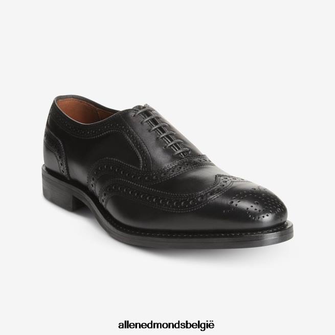 Heren Allen Edmonds mcallister wingtip oxford geklede schoen met dainite zool zwart HDSF45354