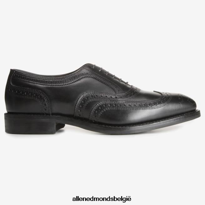 Heren Allen Edmonds mcallister wingtip oxford geklede schoen met dainite zool zwart HDSF45354