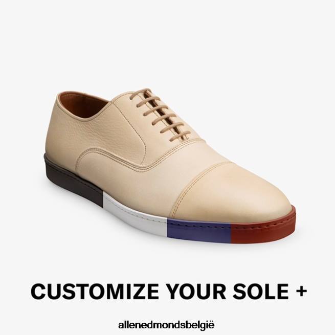 Heren Allen Edmonds park avenue oxford geklede sneaker bot plantaardig gelooid leer HDSF4515