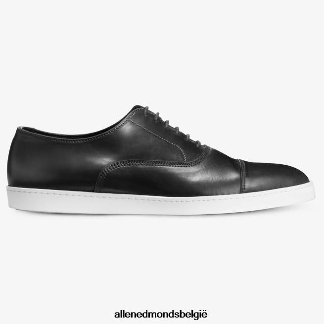 Heren Allen Edmonds park avenue shell cordovan oxford geklede sneaker zwarte cordovan HDSF45265