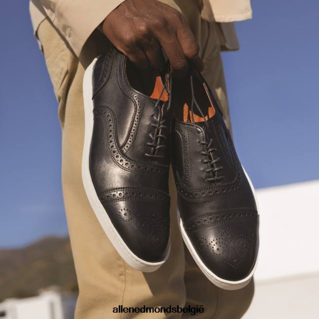 Heren Allen Edmonds strand oxford sneaker zwart HDSF45239
