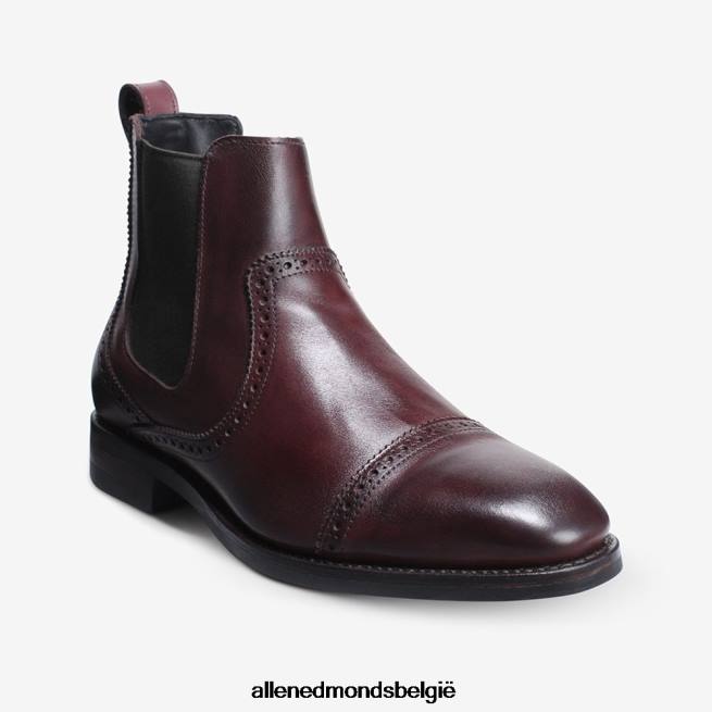 Heren Allen Edmonds Lombard chelsea geklede laars merlot HDSF45475