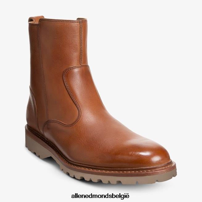 Heren Allen Edmonds ontdekking motorlaars cognac HDSF45427