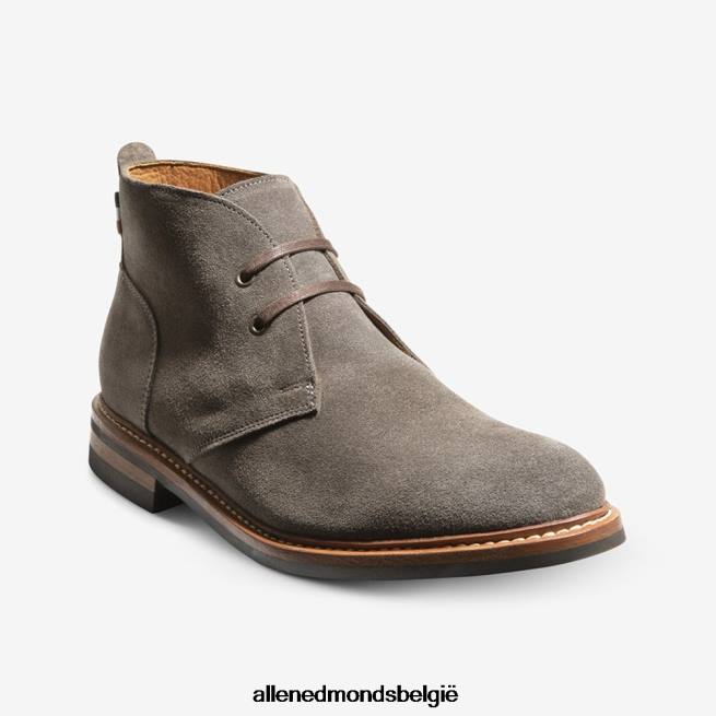 Heren Allen Edmonds chandler chukka laars piombo suède HDSF45379