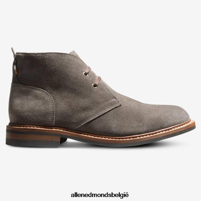 Heren Allen Edmonds chandler chukka laars piombo suède HDSF45379