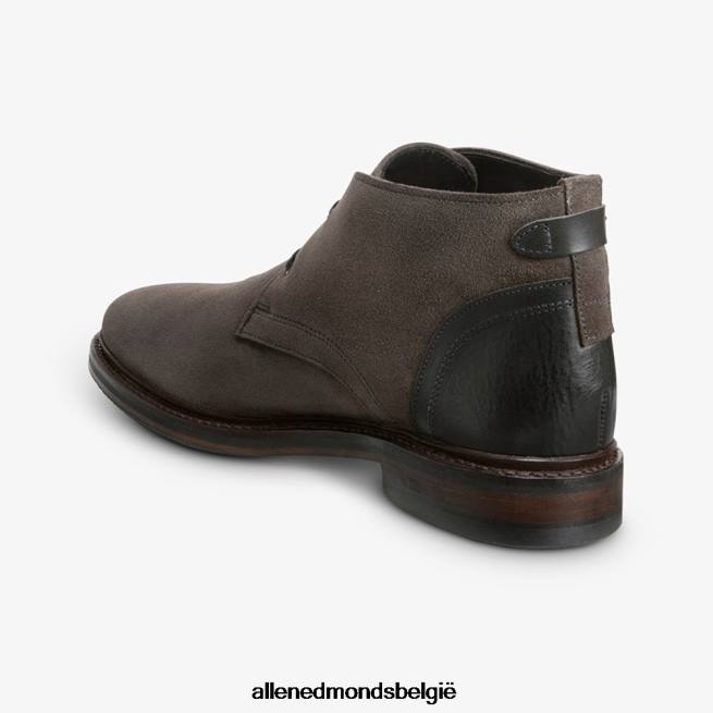 Heren Allen Edmonds cyrus chukka laars grijs suède HDSF45492