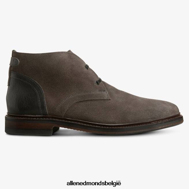 Heren Allen Edmonds cyrus chukka laars grijs suède HDSF45492