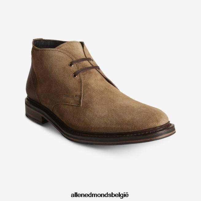 Heren Allen Edmonds cyrus chukka laars lichtbruin suède HDSF45150