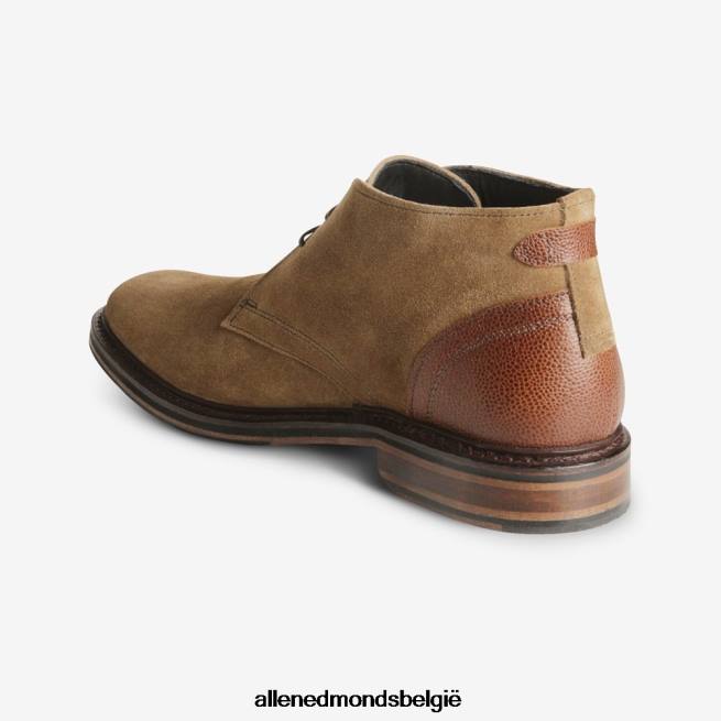 Heren Allen Edmonds cyrus chukka laars lichtbruin suède HDSF45150