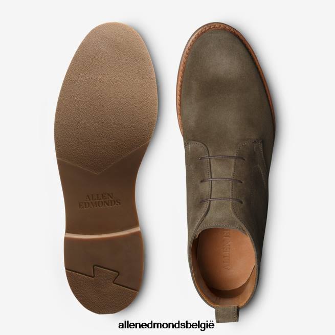 Heren Allen Edmonds denali chukka laars loden suède HDSF45485