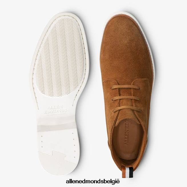 Heren Allen Edmonds wilde suède chukka eikel lichtbruin HDSF45430