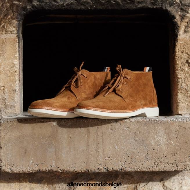 Heren Allen Edmonds wilde suède chukka eikel lichtbruin HDSF45430