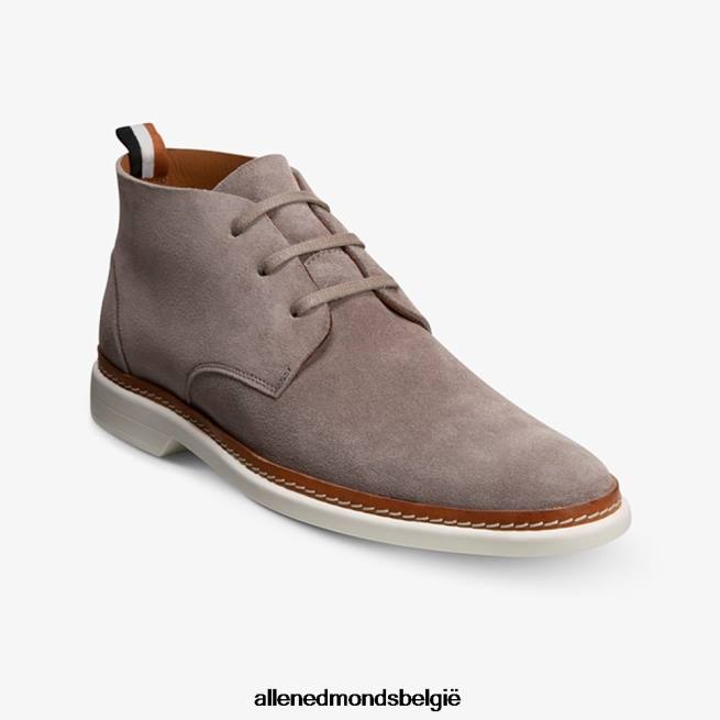 Heren Allen Edmonds wilde suède chukka tin grijs HDSF4596