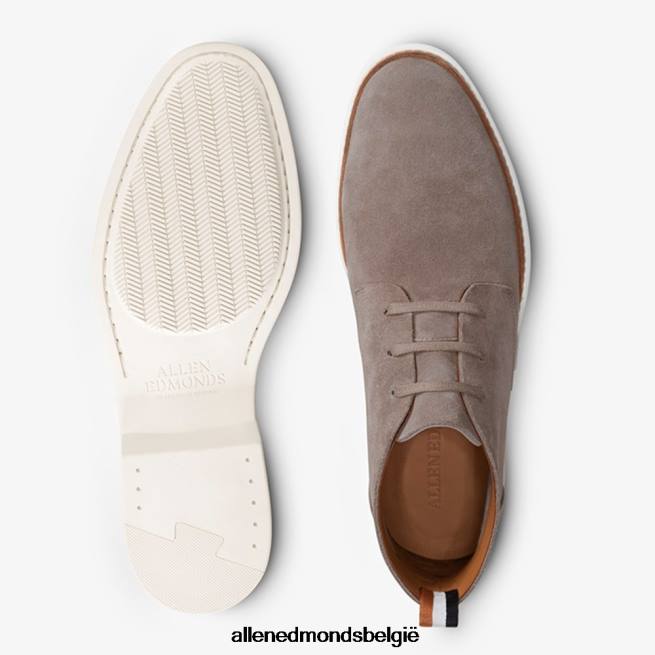 Heren Allen Edmonds wilde suède chukka tin grijs HDSF4596